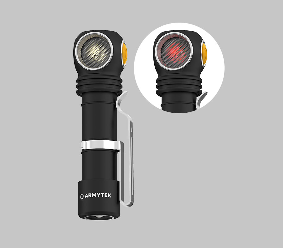 Armytek Wizard C2 WR PCB Warm — LED Headlamp with Red & Warm Light