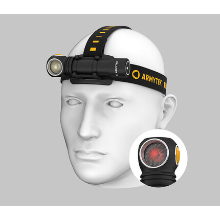 Wizard C2 WR Magnet USB Warm - Red & White Light | Armytek.com