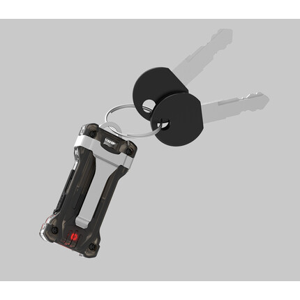 Mini-Headlamp Zippy WR Extended Set Grey - Red & White Light