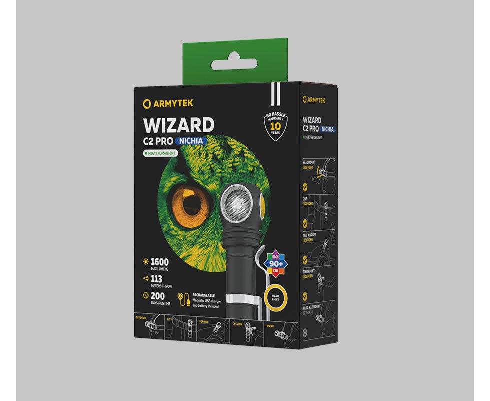 Wizard C2 Pro Nichia Magnet USB High CRI Light